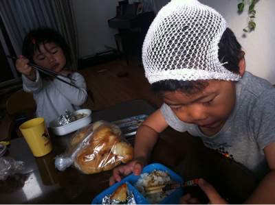 後頭部六針！でも入園式！